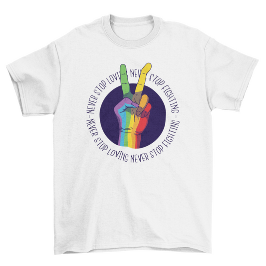 Peace Hand Pride T-shirt
